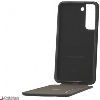 Vennus vertikaliai atverčiamas odinis dėklas - (Samsung S22 Plus) Vennus vertikaliai atverčiamas odinis dėklas - (Samsung S22 Plus)